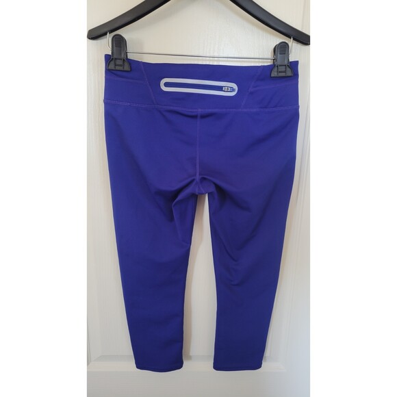 Women's Athleta Blue Cropped Leggings with Pocket Small - Picture 2 of 4